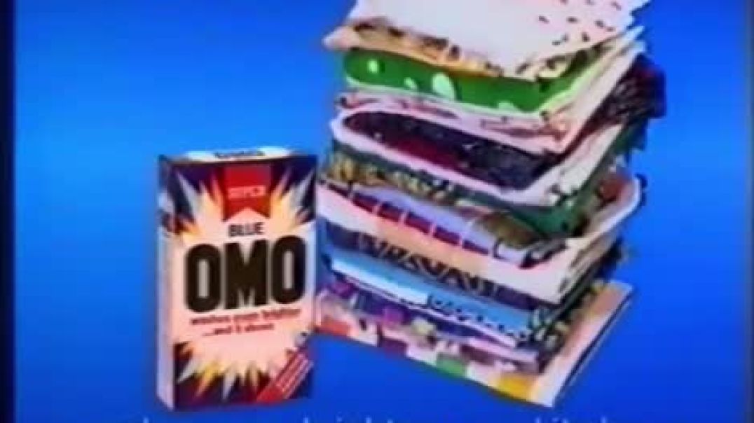 ⁣Old “Super Blue Omo” Advert (Nigeria)