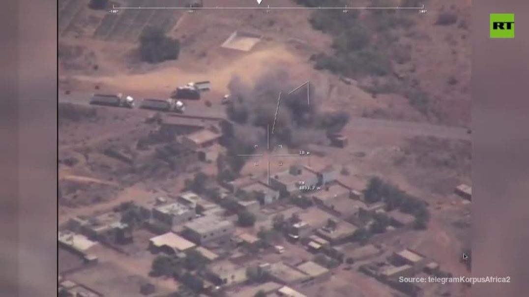 Russia Pounds Terrorists in Mali Clip 1
